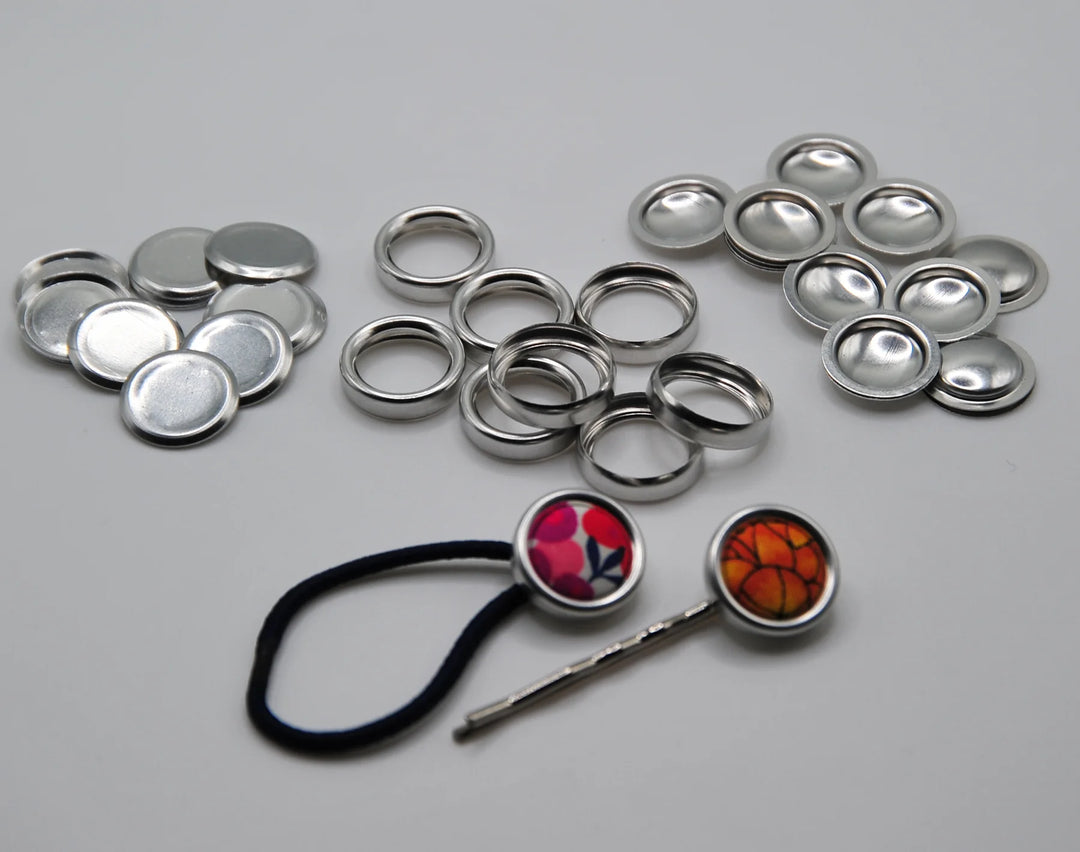 Jackobindis Exclusive 19mm Vintage Bezel Rim Button + Snap clip