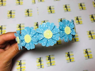 Felt Better Multi Daisy Steel Rule Die with Leaf Steel Rule Die - 3.5"