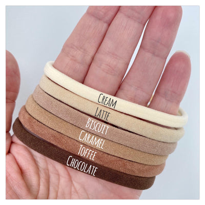 CARAMEL DAINTIES - NUDE SKINTONE COLLECTION Dainties Super soft headbands from Nylon Headbands UK