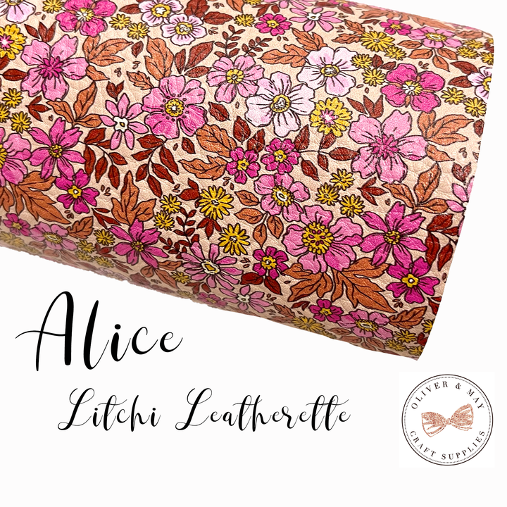 Alice Floral Faux Leatherette
