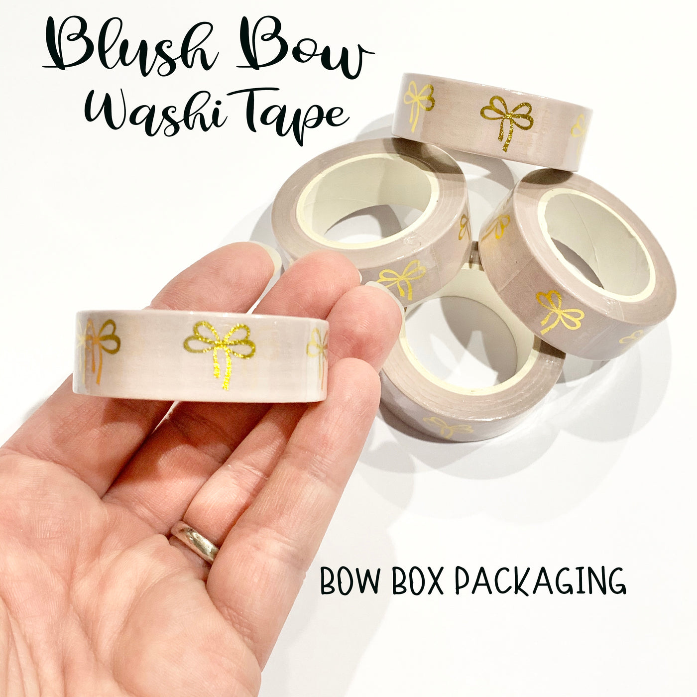 Blush Bow Washi Tape