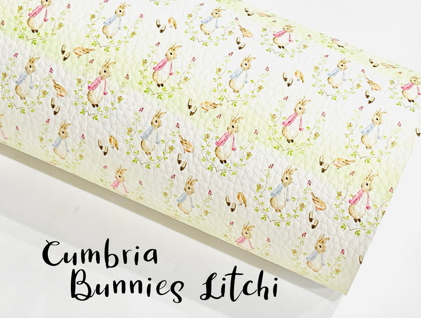 Cumbria Bunny Artisan Designed Litchi Faux Leatherette