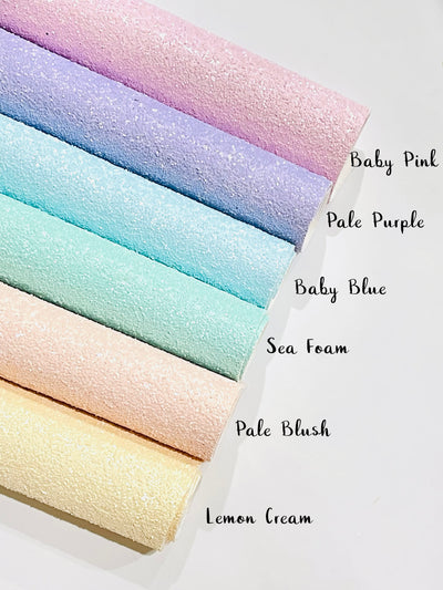Very Pale Purple Chunky Glitter Fabric Sheets
