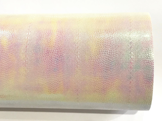 Feuille holographique A4 de changement de couleur de peau de faux animal, épaisseur de 0,8 mm