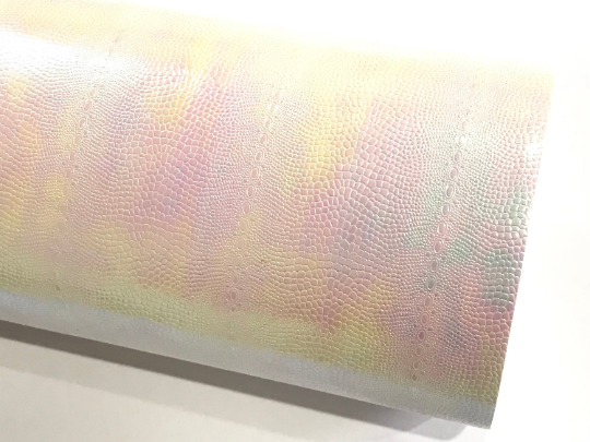 Feuille holographique A4 de changement de couleur de peau de faux animal, épaisseur de 0,8 mm