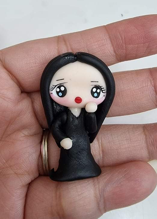 Morbid Family Bow Clay Embellishments