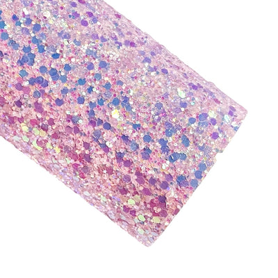 Purple Glitter Kiss Chunky Glitter Leatherette