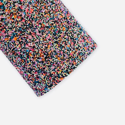 Glow Dance Party Chunky Glitter Leather - Glows in the Dark