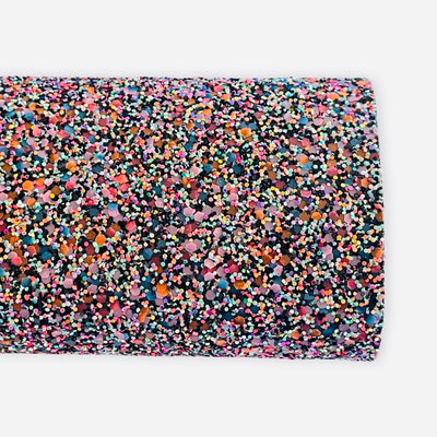 Glow Dance Party Chunky Glitter Leather - Glows in the Dark