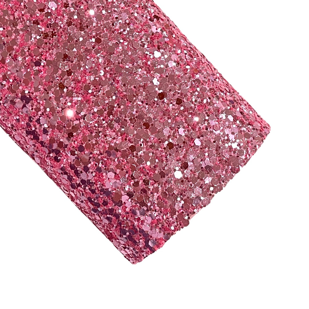 Pink Wish Chunky Glitter Leather