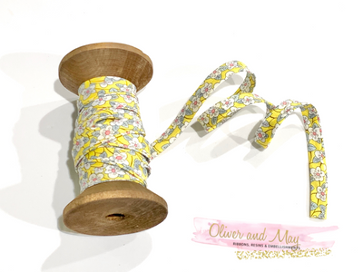 Ffion B Liberty Rouleau Ribbon - 3m - 8mm - Bow Ribbon, Shoe Laces, Necklaces, Bracelets