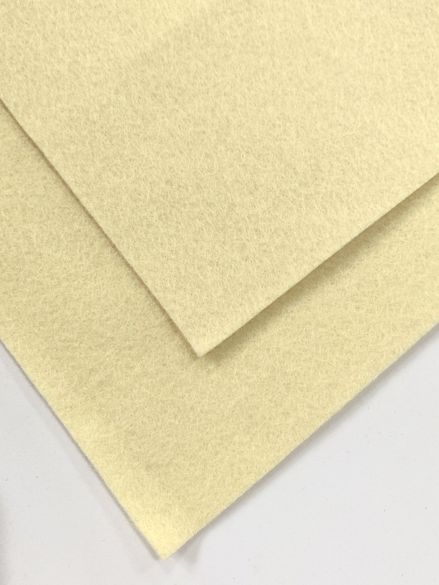 1mm French Vanilla Merino Wool Felt A4 Sheet - No. 74 - Pure Wool Felt - Australian Merino Wool