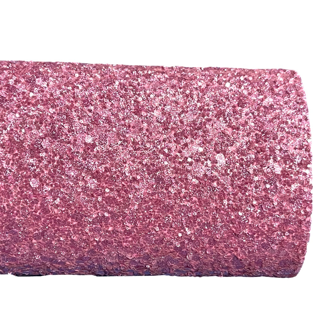 Crystal Sparkle Lilac Rose Chunky Glitter