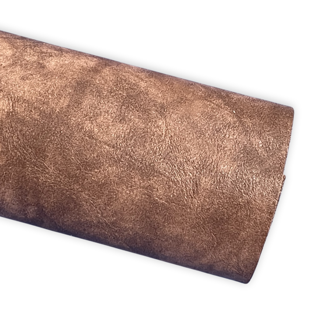 Brown Distressed Faux Leatherette