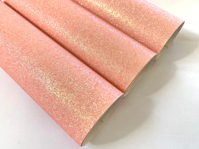 Fine Glitter Fabric Sheet in Ballet Pink 20 x 34cm Sheet