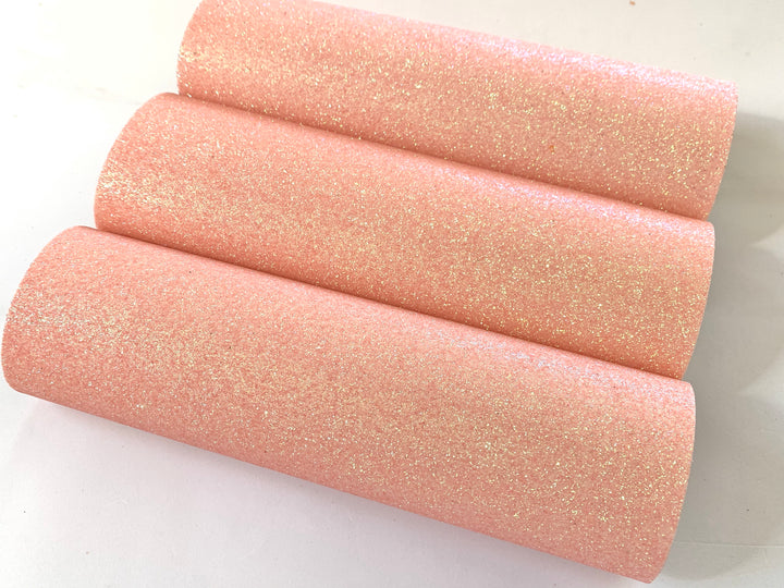 Fine Glitter Fabric Sheet in Ballet Pink 20 x 34cm Sheet