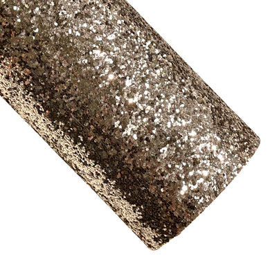 Luxe Champagne Matching Back Chunky Glitter