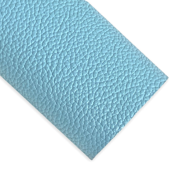 Feuille de similicuir bleu clair originale épaisseur 1,2 mm