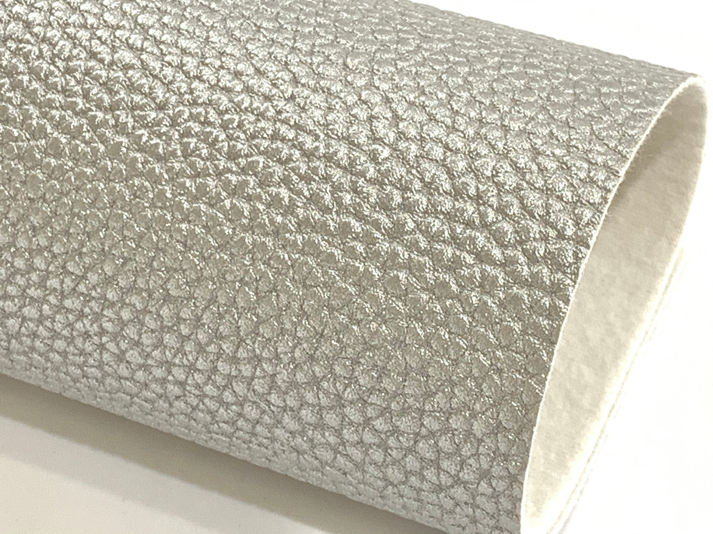 Silver Faux Leatherette 0.8mm