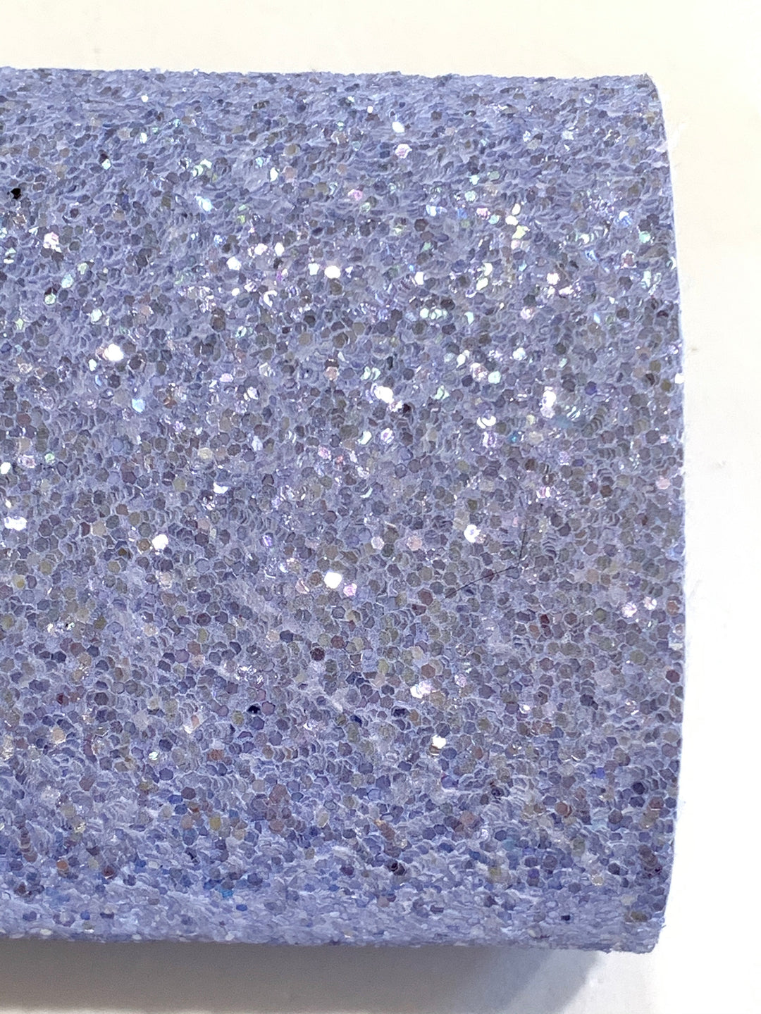 Cornflower Blue Sparkle Glitter Canvas Fabric Sheet