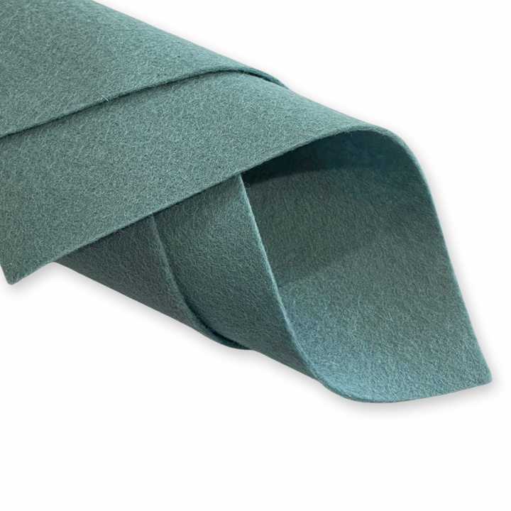 Steel Teal 100% Merino Wool Felt - New Colour Release