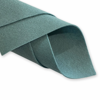 Steel Teal 100% Merino Wool Felt - NEW 2022 Colour Release