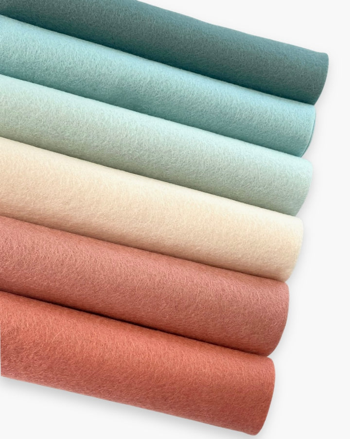 Terracotta 100% Merino Wool Felt - NEW Colour Release