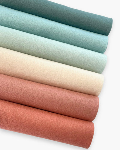 Terracotta 100% Merino Wool Felt - NEW 2022 Colour Release