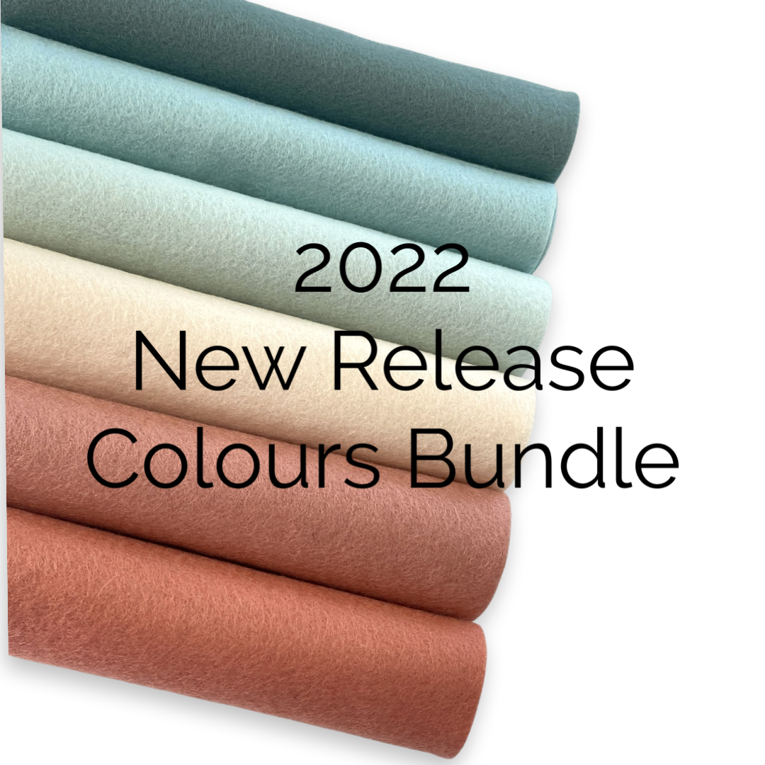 2022 New Release Colours Wool Felt Bundle - 6 Brand New Colours!