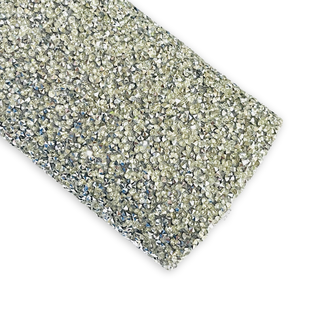 Diamonds are Forever Encrusted Canvas Fabric
