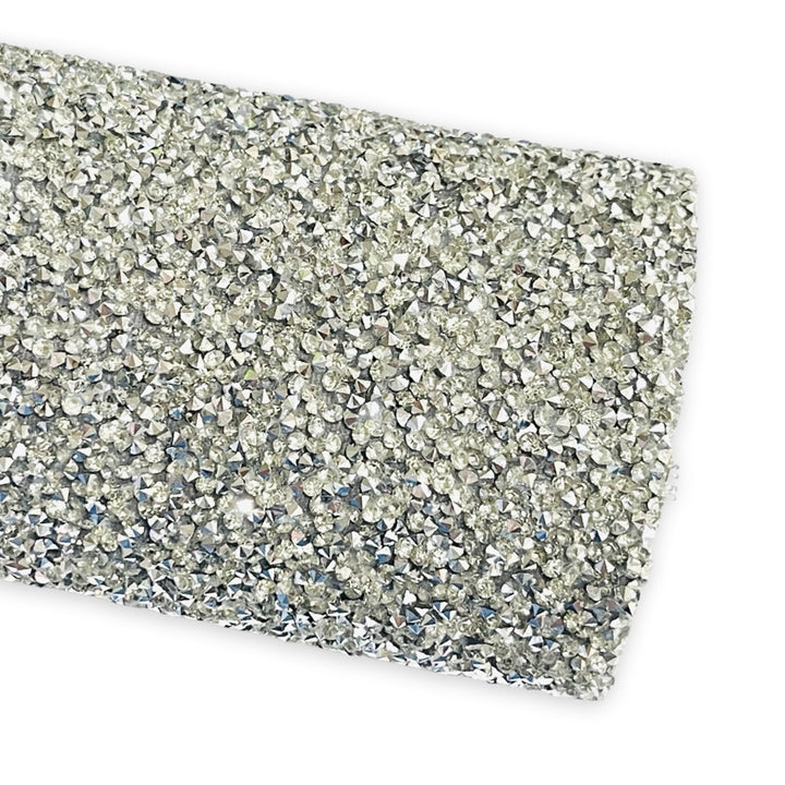 Diamonds are Forever Encrusted Canvas Fabric