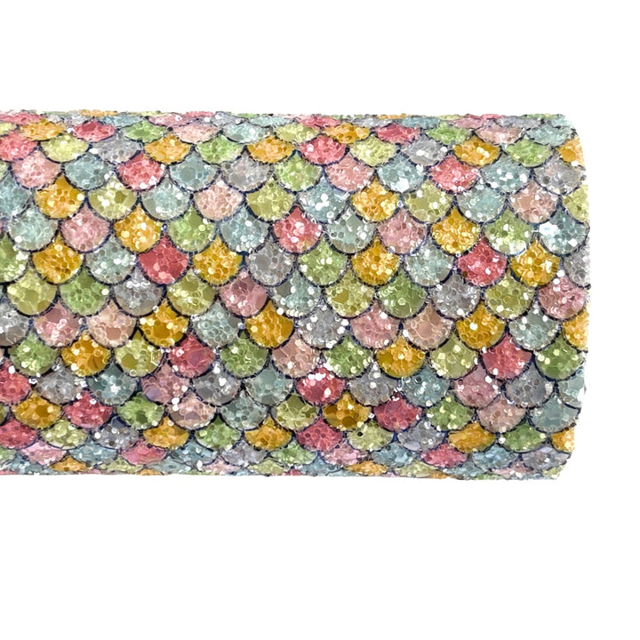 Mermaid Scales Chunky Glitter in Soft Rainbow