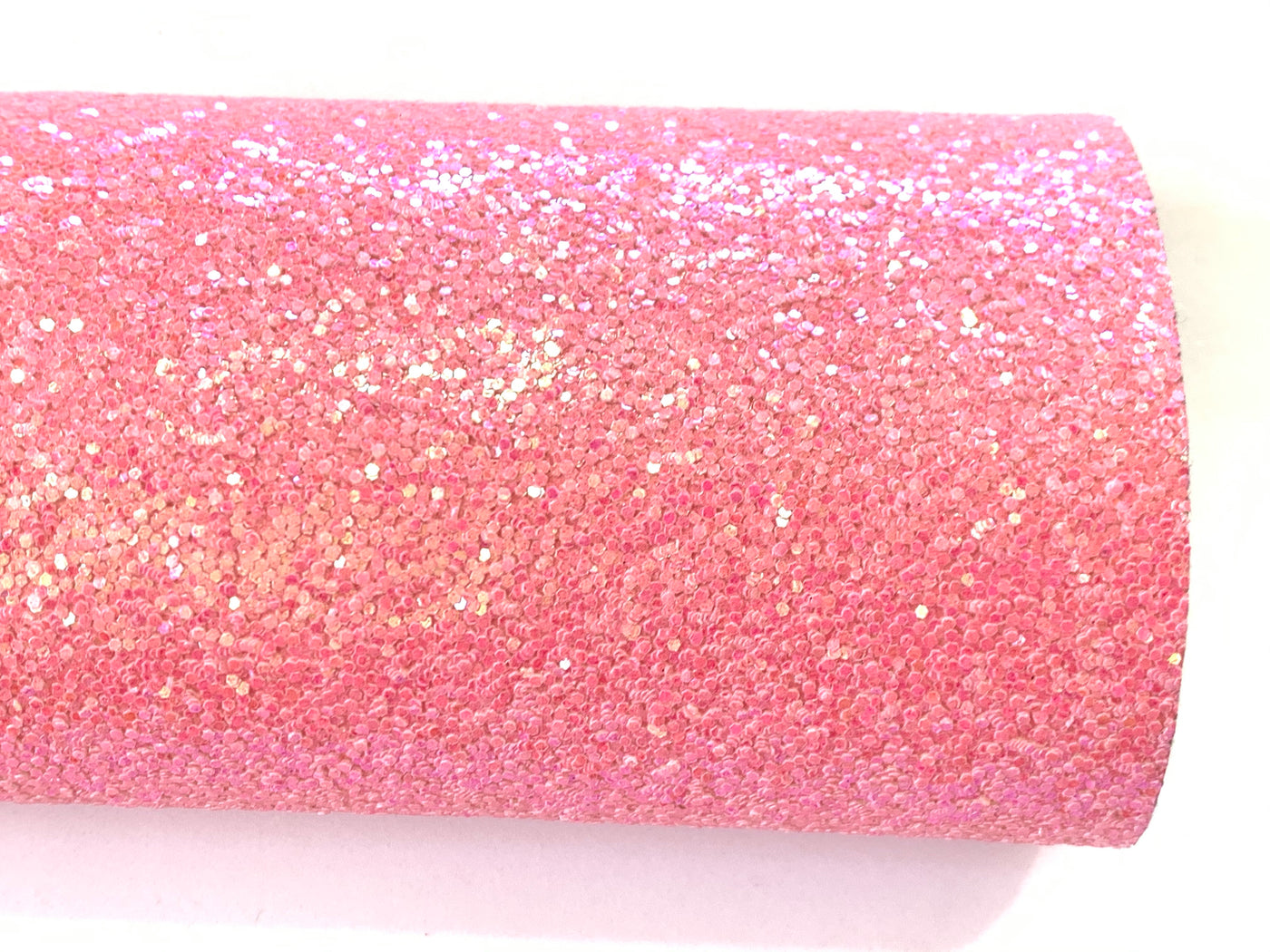 Candy Pink Fizz Chunky Glitter Fabric