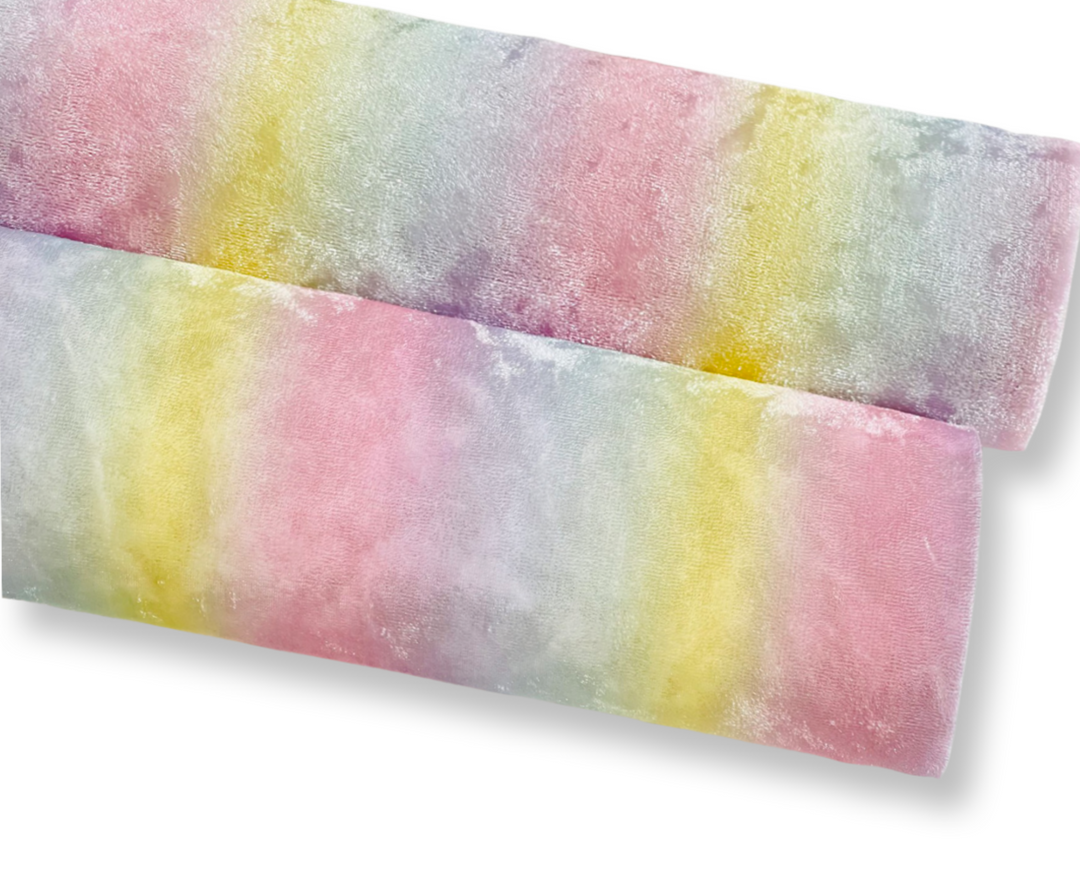 Unicorn Rainbow Crushed Velvet Sheets - great hold for Bows