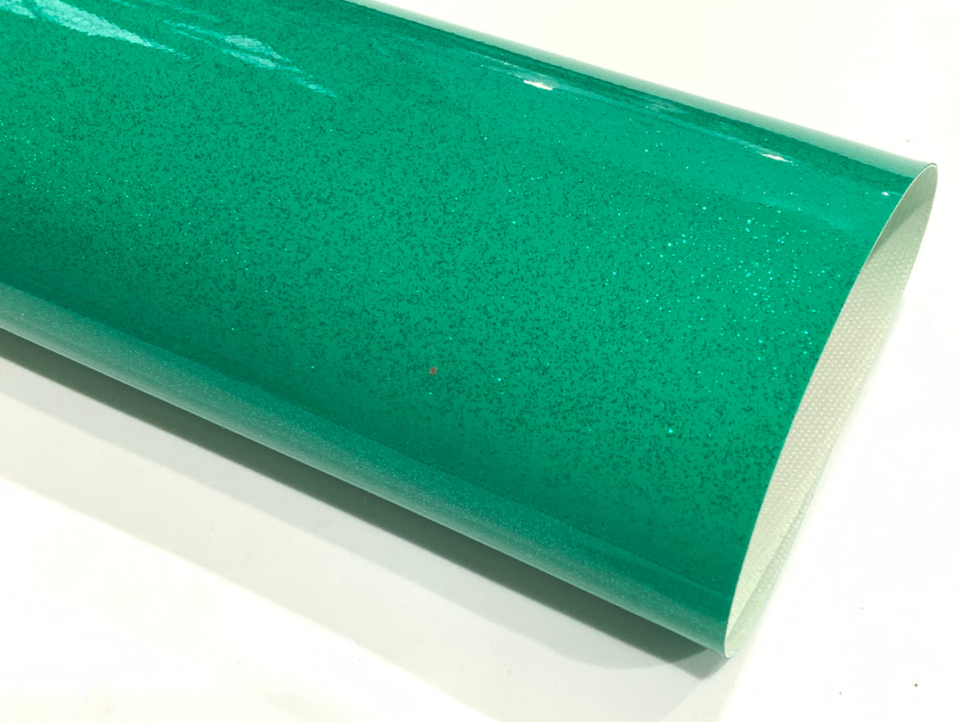 Jade Gloss Glitter Patent Leatherette