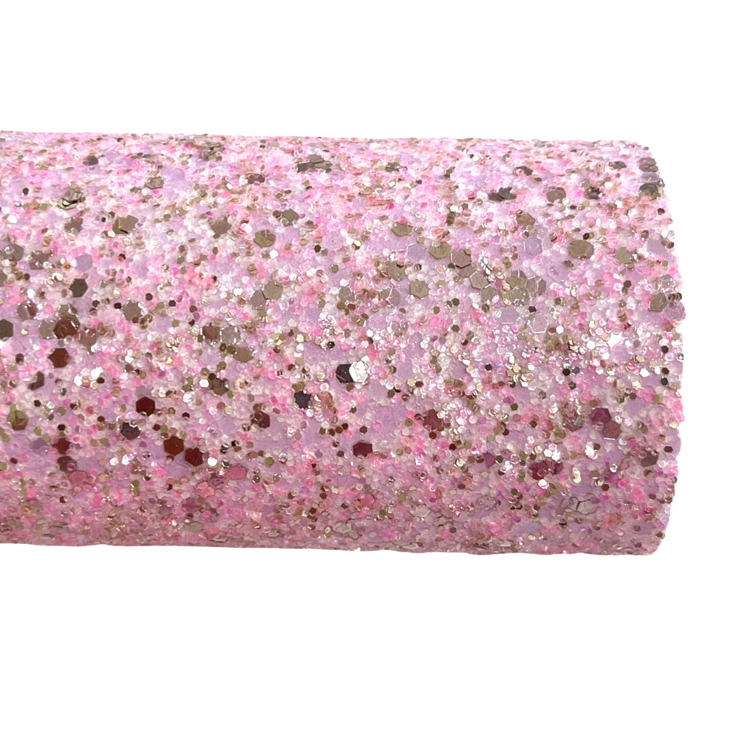 Wishes Lilac and Rose Gold Chunky Glitter