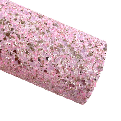 Wishes Lilac and Rose Gold Chunky Glitter