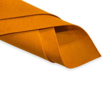 1mm Merino Wool Felt - Burnt Orange