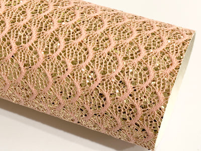Mermaid Fish Scale Glitter Lace Fabric Sheet A4 - Glitter Lace