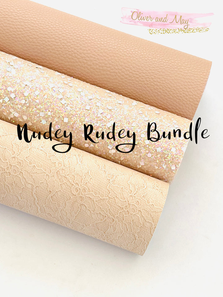 Nudey Rudey Basic Leatherette and Glitter Bundle