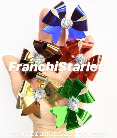 FranchiStarlet Bow Plastic Gabarit - Choix de 2 tailles - 2,5" ou 3,5"