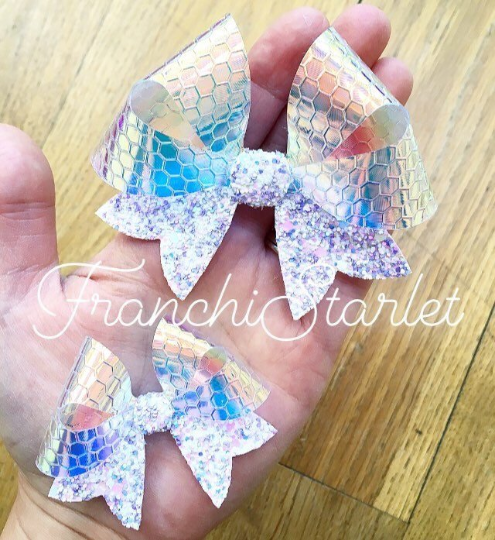 FranchiStarlet Bow Plastic Template - Choice of 2 Sizes - 2.5" or 3.5"