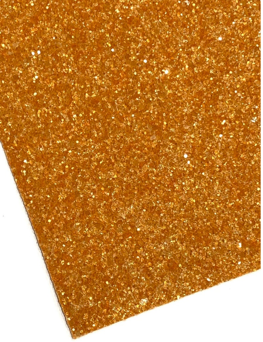 Burnt Orange Chunky Glitter Sheet 1.1mm