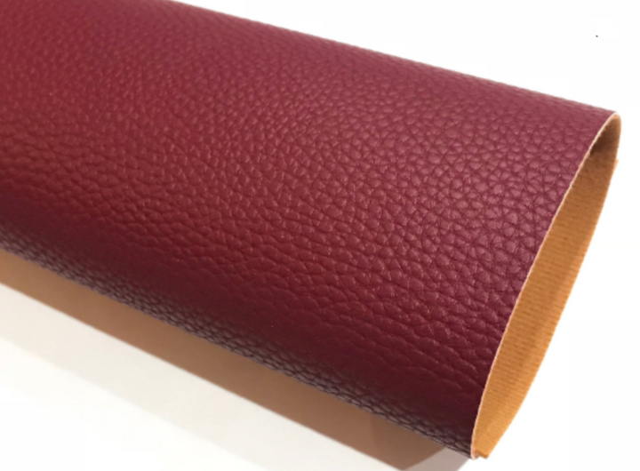 Maroon Faux Leatherette Sheet - 1.0mm Thickness