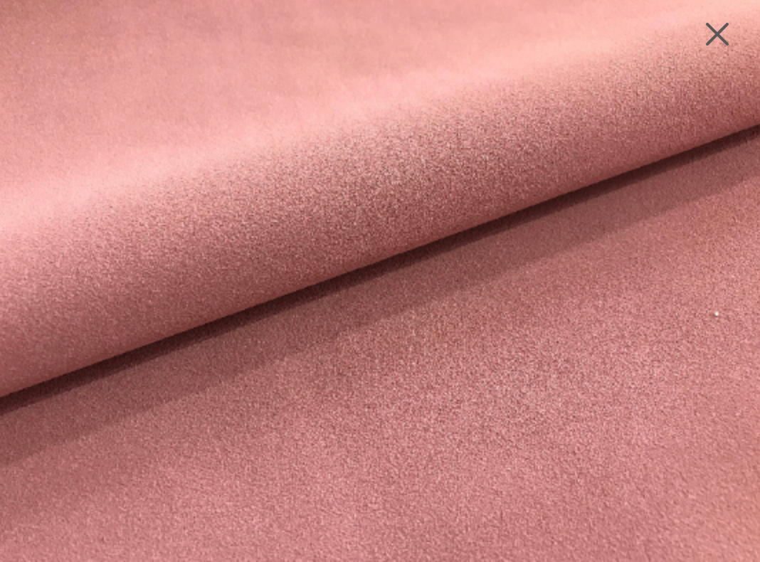 Dusty Pink Faux Suede Fabric Sheet - discounted as has a few wrinkles