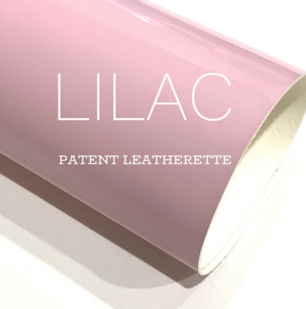 Lilac Pink Patent Leather A4 Sheet Smooth