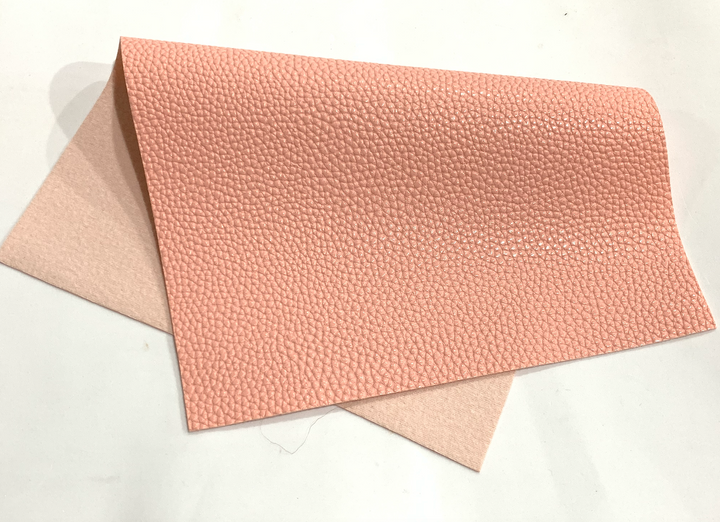 Salmon Pink Faux Leatherette 0.8mm