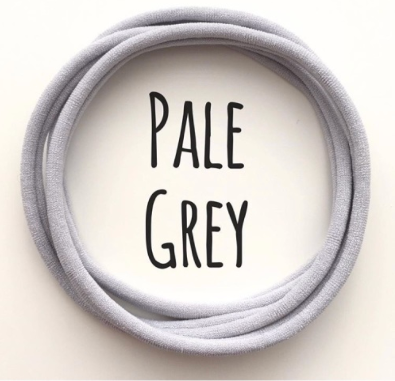 PALE GREY DAINTIES Dainties Super soft headbands from Nylon Headbands UK