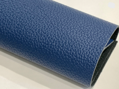 Navy Blue Faux Leatherette Fabric Sheet 1.2mm Thickness