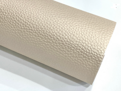 Pearl Cream Leatherette Sheet A4 Size Thick 1.0mm Pearl Cream